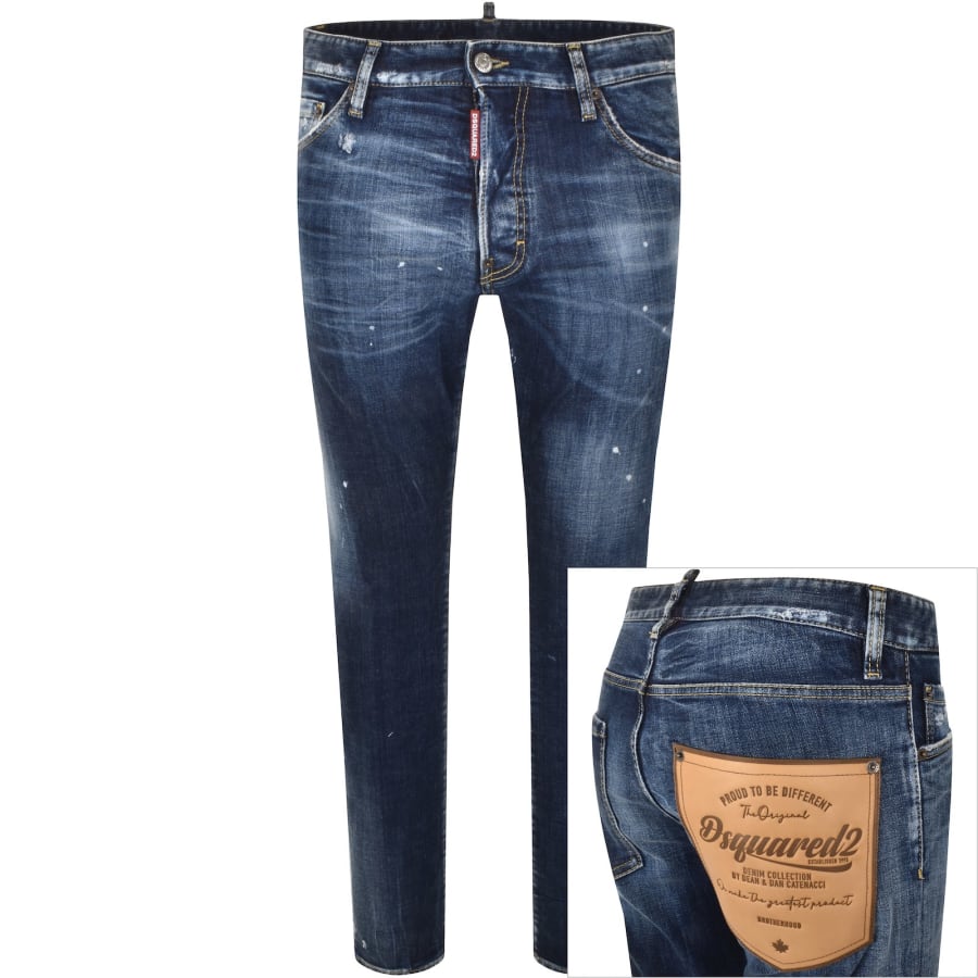 DSQUARED2 Cool Guy Slim Fit Jeans Blue | Mainline Menswear
